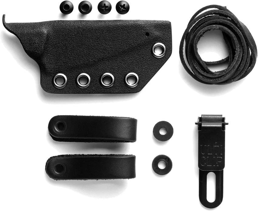 MKM Makro 1 Kydex Sheath With UltiClip Slim 2.2 Belt And Neck Carry For Fixed Blade Enthusiasts by MKM-Maniago Knife Makers