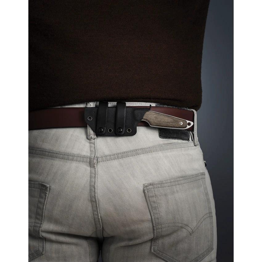 MKM Makro 1 Kydex Sheath With UltiClip Slim 2.2 Belt And Neck Carry For Fixed Blade Enthusiasts by MKM-Maniago Knife Makers