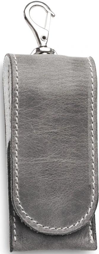 MKM Durable Leather Tool Pouch For Knife Makers Gray 5 Inch by MKM-Maniago Knife Makers