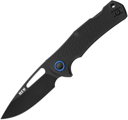 MKM Maniago LOV Lockback Knife Black FRN Handle N690 Steel Drop Point EDC Everyday Carry by MKM-Maniago Knife Makers