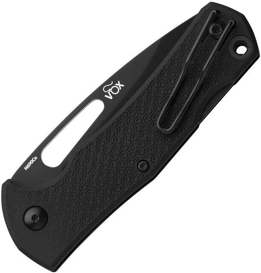 MKM Maniago LOV Lockback Knife Black FRN Handle N690 Steel Drop Point EDC Everyday Carry by MKM-Maniago Knife Makers