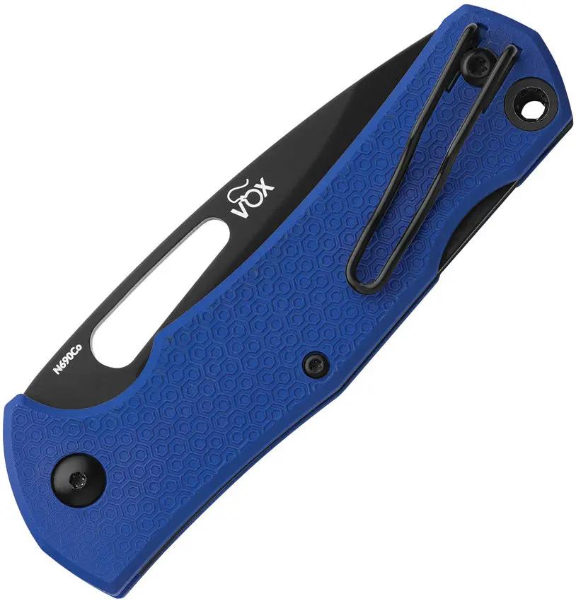 MKM Maniago Knife Makers LOV Lockback Blue FRN Handle N690 Drop Point EDC Knife For Enthusiasts - Top Shield Blade by MKM-Maniago Knife Makers