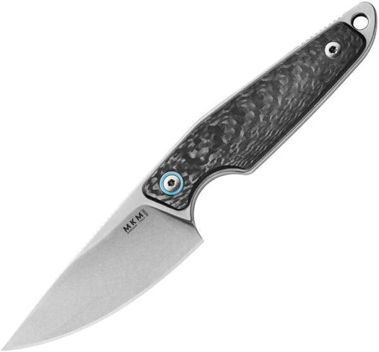MKM Makro 1 Carbon Fiber Knife Maniago Knife Makers Jesper Voxnaes Design M390 Drop Point Full Tang For Knife Fans by MKM-Maniago Knife Makers