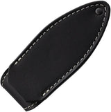 MKM Makro 1 Knife Black With M390 Drop Point Blade Full Tang Micarta Handle Includes Leather Sheath For EDC Enthusiasts by MKM-Maniago Knife Makers