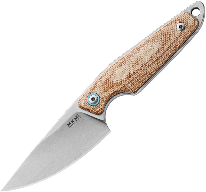 MKM-Maniago Knife Makers Makro 1 Natural Micarta MK MA01-NC by MKM-Maniago Knife Makers