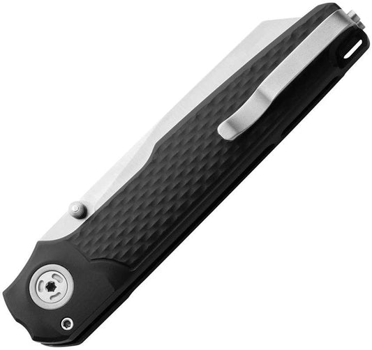 MKM Maniago Miura Button Lock Knife 4Inch Black Handle EDC by MKM-Maniago Knife Makers