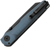 MKM Maniago Miura Button Lock Gray CPM MagnaCut Sheepsfoot Knife Compact EDC With One Hand Operation by MKM-Maniago Knife Makers