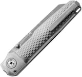 MKM Miura Button Lock Titanium Damasteel Blade EDC Knife For Collectors Limited Edition In Wooden Gift Box by MKM-Maniago Knife Makers