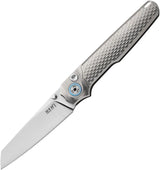MKM Maniago Miura Button Lock Ti Folding Knife Bohler M390 Blade 2.75in EDC Pocket Clip by MKM-Maniago Knife Makers