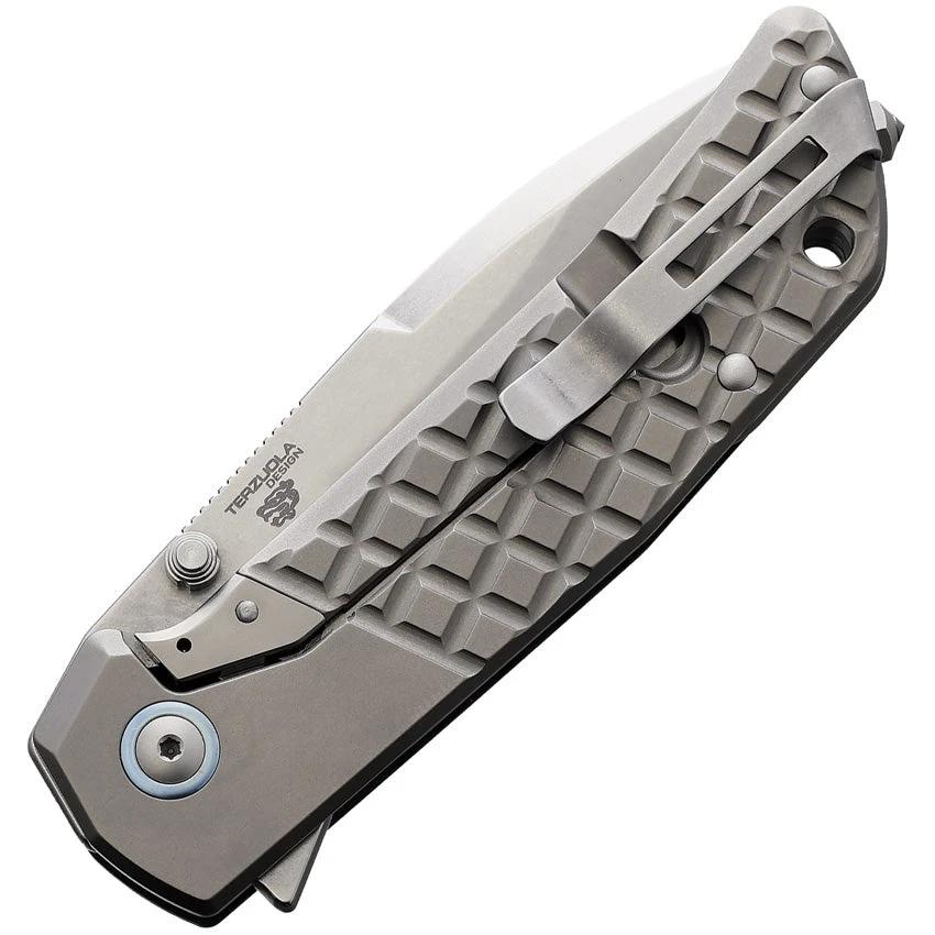MKM Maniago Maximo Framelock Titanium Carbon Fiber Knife With M390 Blade For EDC Enthusiasts by MKM-Maniago Knife Makers