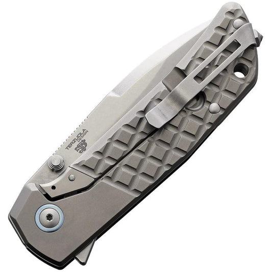 MKM Maniago Maximo Framelock Titanium Carbon Fiber Knife With M390 Blade For EDC Enthusiasts by MKM-Maniago Knife Makers