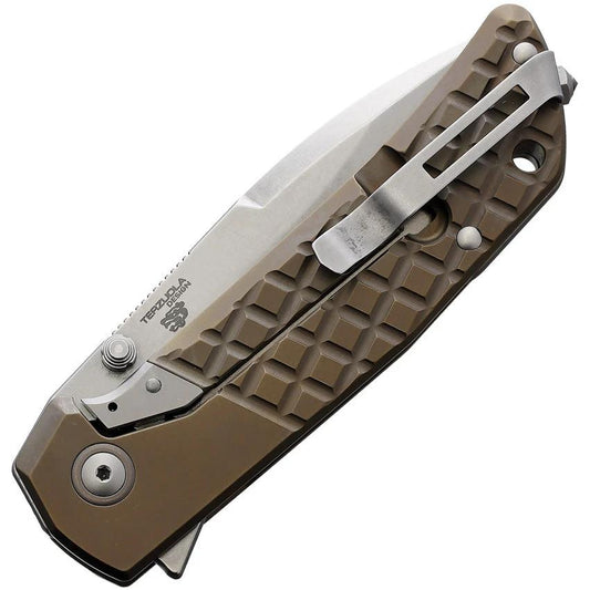 MKM Maximo Framelock Ti By Maniago Knife Makers For EDC Enthusiasts With Stonewash M390 Blade by MKM-Maniago Knife Makers
