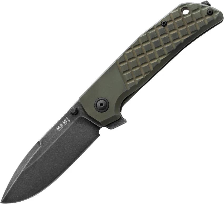 MKM-Maniago Knife Makers Maximo Framelock Ti Green MK MM-TGRD by MKM-Maniago Knife Makers
