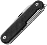 MKM Malga 5 MagnaCut Multipurpose Knife - MagnaCut Blade With Black Canvas Micarta Handle For Outdoor Enthusiasts by MKM-Maniago Knife Makers