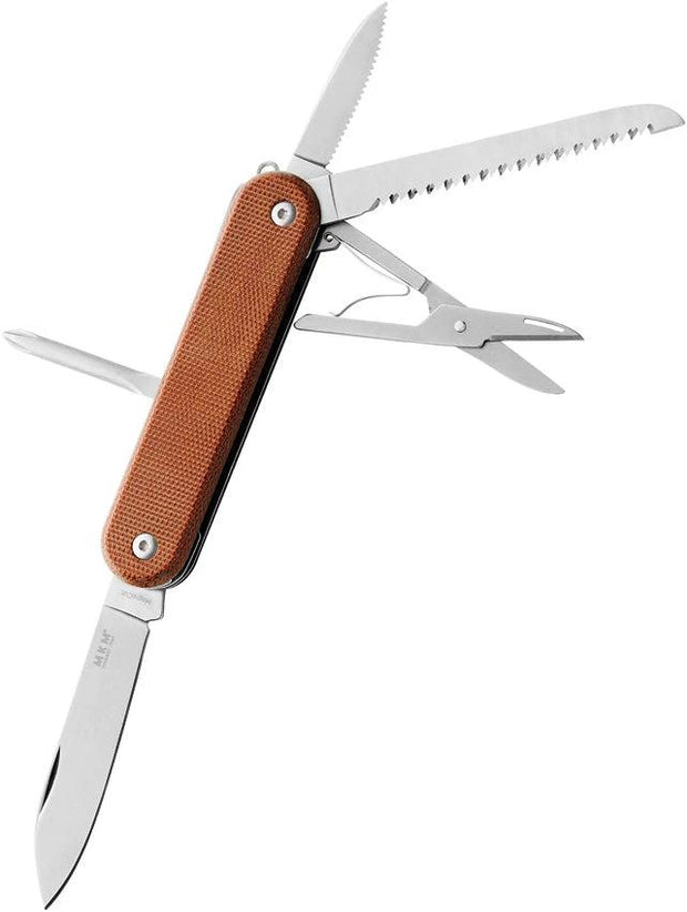 MKM-Maniago Knife Makers Malga 5 Multipurpose Knife Nat MK MP05MAG-NC by MKM-Maniago Knife Makers