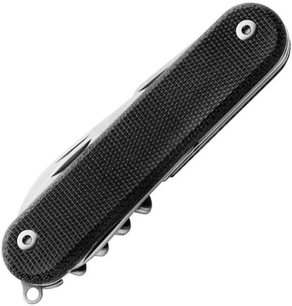 MKM Maniago Malga 6 MP06MAG-BC - MagnaCut Blade With Black Micarta Handle For Outdoors Enthusiasts Made In Italy by MKM-Maniago Knife Makers