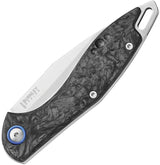 MKM Maniago Knife Makers Fara Slip Joint Knife - Dark Matter Carbon Fiber Handle, M390 Satin Blade by MKM-Maniago Knife Makers