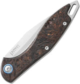 MKM Maniago Fara Slip Joint Knife Dark Matter Copper Carbon Fiber Handle 4 Inch Closed M390 Blade For EDC by MKM-Maniago Knife Makers