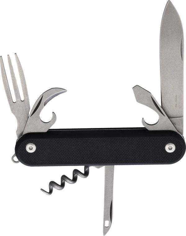 MKM Maniago Malga 6 Multipurpose Knife MP06-GBK Bohler M390 Blade With G10 Handle EDC Tool by MKM-Maniago Knife Makers