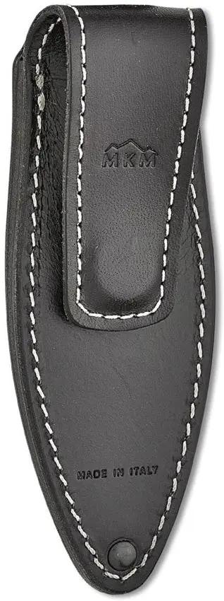 MKM Maniago Magnetic Pocket Sheath For Fixed Blade Knives - Leather Black Secure EDC Protection For Pocket Tango by MKM-Maniago Knife Makers