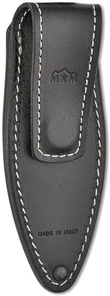 MKM Maniago Magnetic Pocket Sheath For Fixed Blade Knives - Leather Black Secure EDC Protection For Pocket Tango by MKM-Maniago Knife Makers