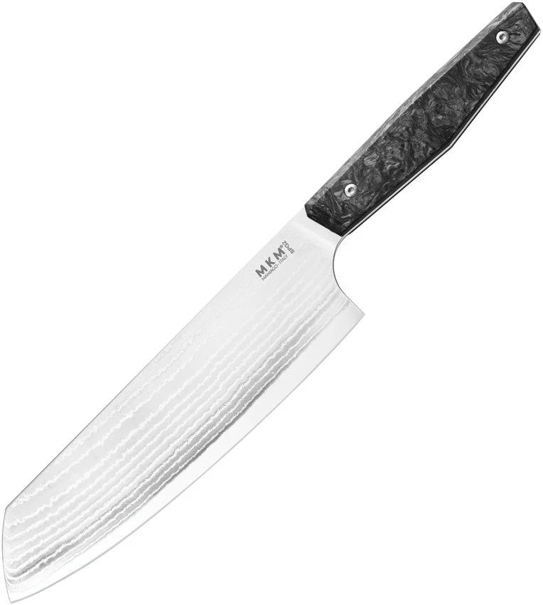 MKM-Maniago Knife Makers Prima Santoku Dark Matter MK PRSA-CFD by MKM-Maniago Knife Makers
