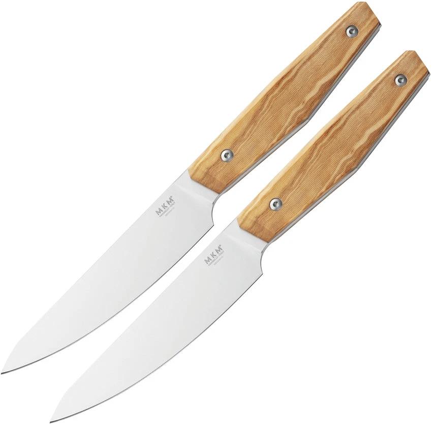 MKM-Maniago Knife Makers Prima Steak Knife Set Olive MK PRST2-O by MKM-Maniago Knife Makers