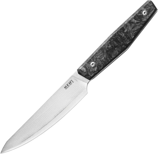 MKM Maniago Prima Damascus Steak Knife Dark Matter Cooks by MKM-Maniago Knife Makers
