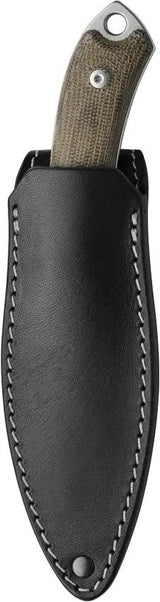 MKM Pocket Tango 1 Fixed Blade Knife - MagnaCut Satin 3 Inch Blade With Green Micarta Handle For EDC by MKM-Maniago Knife Makers
