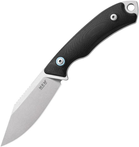 MKM Pocket Tango 4 Fixed Blade Knife With Elmax Steel G10 Handle Extended Tang Magnetic Sheath For EDC Enthusiasts by MKM-Maniago Knife Makers