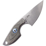 MKM Mikro 1 Fixed Blade Knife Maniago Knife Makers M390 Steel Green Micarta Full Tang EDC Enthusiasts Neck Carry Sheath by MKM-Maniago Knife Makers