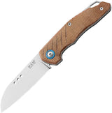 MKM Maniago Knife Makers Root Slip Joint Knife Premium M390 Blade Natural Micarta For EDC Enthusiasts by MKM-Maniago Knife Makers
