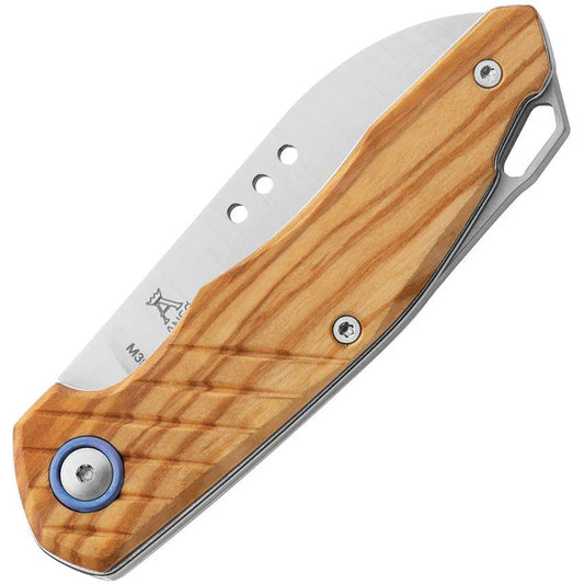 MKM Maniago Root Olive Wood Slip Joint Knife 3.75In Closed M390 Blade EDC For Knife Enthusiasts by MKM-Maniago Knife Makers