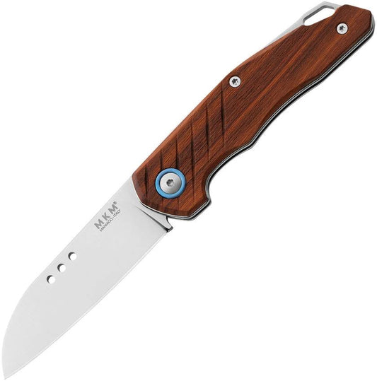 MKM Maniago Root Slip Joint Knife Santos Wood Handle M390 2.75 Inch Blade EDC Pocket Knife by MKM-Maniago Knife Makers
