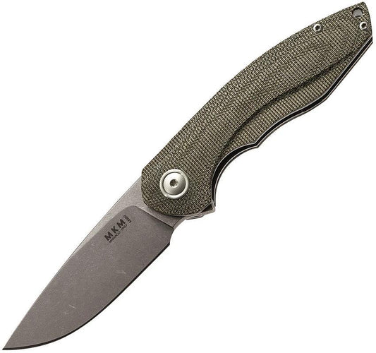 MKM Timavo Linerlock Knife By Viper Green Micarta M390 EDC Knife For Collectors Worldwide by MKM-Maniago Knife Makers