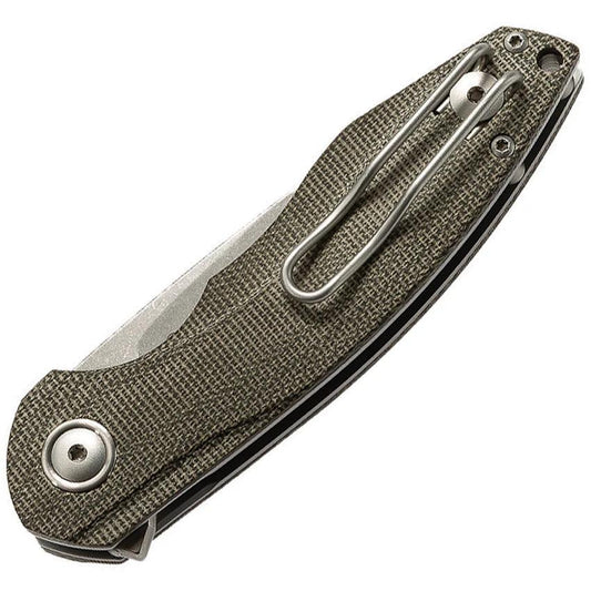 MKM Timavo Linerlock Knife By Viper Green Micarta M390 EDC Knife For Collectors Worldwide by MKM-Maniago Knife Makers