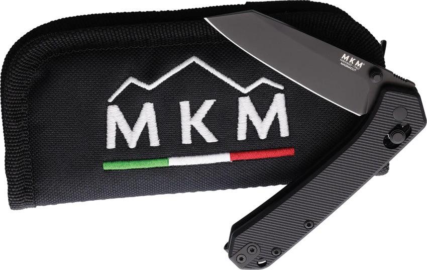 MKM Yipper Crossbar Lock Knife CPM MagnaCut 2.88in Blade Black G10 Handle Premium EDC by MKM-Maniago Knife Makers