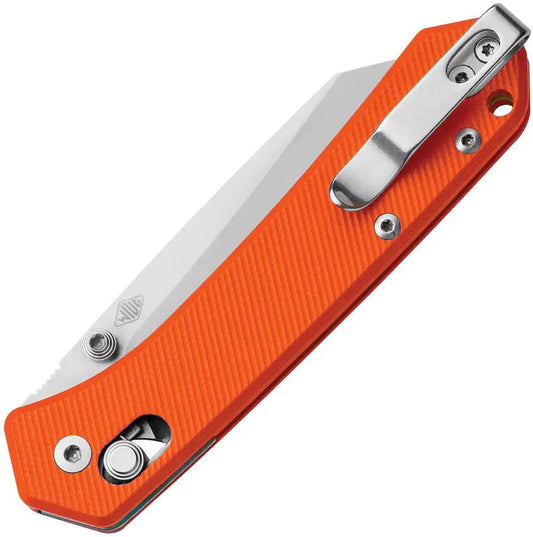 MKM Yipper Crossbar Lock Knife - Secure Crossbar Lock, CPM MagnaCut, Orange G10 Handle by MKM-Maniago Knife Makers