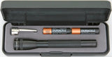 Maglite Mini Flashlight With Adjustable Beam Aluminum Body Gift Boxed Includes Two Batteries For EDC by Mag-Lite