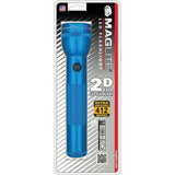 Mag-Lite 2D Cell Flashlight Blue Aircraft Grade Aluminum 3W LED Focused Beam Energy Management For Professionals by Mag-Lite