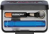 Mag-Lite Solitaire LED Everyday Carry Keychain Flashlight Blue 37 Lumen Twist Focus Water Resistant AAA Battery Included by Mag-Lite