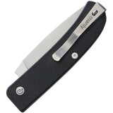 Manly Wasp Slip Joint Knife - Satin 14C28N Sandvik Stainless Blade With Black G10 Handle by Manly