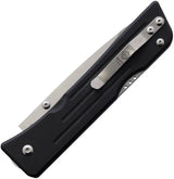 Main Street Route 66 Lockback Black Tanto Knife - S45VN Stainless Blade, G10 Handle, Pocket Clip by Main Street