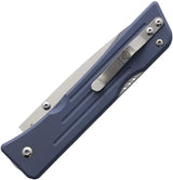 Main Street Route 66 Lockback Denim DP MMS005 - S45VN Stainless Drop Point Blade With Denim G10 Handle by Main Street