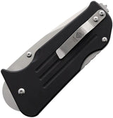 Main Street Broadway Lockback - Black S45VN Drop Point Knife With G10 Handle For Everyday Carry by Main Street