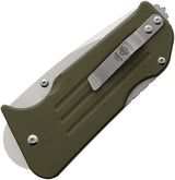 Main Street Broadway Lockback OD Tanto MMS008 - 3 Inch S45VN Blade With OD Green G10 Handle by Main Street