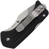 Main Street Lombard Lockback Tanto Knife - S45VN Steel Blade, Black G10 Handle, Pocket Clip by Main Street
