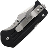 Main Street Lombard Lockback Knife - S45VN Drop Point Blade, Black G10 Handle, 3.5 Inch Closed by Main Street