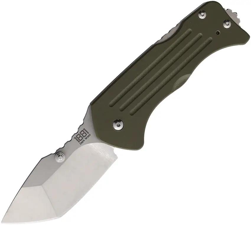 Main Street Lombard Lockback OD Tanto MMS014 - S45VN Steel Tanto Blade, OD Green G10 Handle by Main Street
