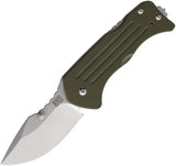 Main Street Lombard Lockback MMS015 - 2.5in S45VN Drop Point Blade With OD Green G10 Handle by Main Street